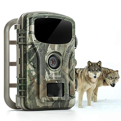spécifications Sollona Camera de Chasse 16MP 1080P avec 28 Mouvement caméra de Surveillance Infrarouges LED 940nm Étanche Appareil Photo de Surveillance Piege sur Batteries Animaux Chasse Camera Sécurité Jardin