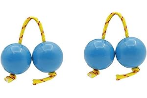Keptfeet 2 Aslatuas Rhythmic Ball, Kashaka Music Egg Shaker, Double Gourd Polyrhythmic Percussion, Instrument Rhythm Sand Balls, ABS Hand Shaker Balls, Kashaka Instrument, African Shaker Rattle