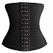 Adjustable Waist Trainer Shaper For Tummy Fat Burner Extreme Power Training Belt (M, Black)