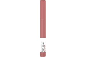 ‎MAYBELLINE Maybelline New York Lippenstift, Super Stay Ink Crayon, Matt und langanhaltend, Nr. 105 On The Grind, 1,5 g