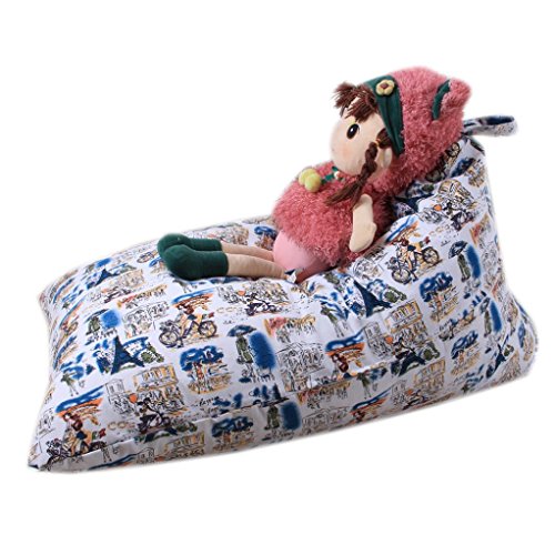 Toy Storage Bean Bag Perfect Solution For Kids Stuffed Animal