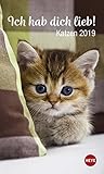 Katzen Ich hab dich lieb - Kalender 2019 by 