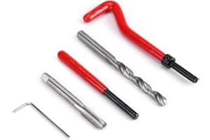 AKOZON Kit de réparation de filetage, 30 pièces M8 Kit de réparation de filetage Kit d'outils à main compatible pour réparation automatique (M8)(M8) filet rapporté m6 thread repair kit filet rapporté m6+fil