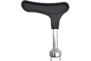 Zimjoy 1 Stück Golfschuh Spikes Wrench Golfschuh Spikes Schlüssel Golfschuhe Stollen Wrench Remover Golf Spike Zubehör Eignet Sich zum Entfernen und Installieren von Schuh Spike, Schwarz