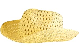 ACL STORES Easter Bonnet Hat - For Easter Arts & Crafts - One Size for Kids, Boys, Girls, Adults - 8.5cm x 29cm Diameter (Cowboy)
