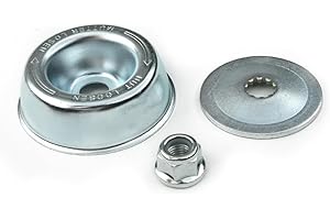 Daaxing Kit de fijación de tuercas de hoja de metal compatible con FS350 FS360 FS400 FS410 FS450 desbrozadora cortacésped recortadora accesorios de fijación, reemplaza 4119 642 7600, 4119 713 3100