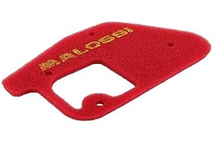 MALOSSI 4051272065729 Cartouche De Filtre Éponge Rouge Boîte À Air d'origine, MBK Ng, Spirit, Rocket Booster/Yamaha Bws