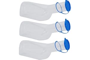 ‎MEDI-INN+ Medi-Inn Urinflasche PP für Männer milchig | 1 Liter Fassungsvermögen | autoklavierbar | 3 Stück