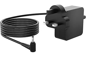 DEXPT 7.5 Ft 65W Laptop Charger Fit for Lenovo Ideapad 3 5 1 330s 330 320s 320 310 310s S130 S340 S145 S540, V15 V14 V17, Lightweight Round Tip Connector, V145 V155, 100 500 300 700, Yoga 710 720 510