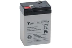 YUASA YUCEL Yuasa Battery Lead-Acid 6V 4AH Yucel Y4-6