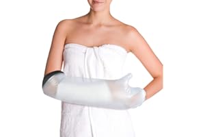 PINCOU Protezioni per Le Braccia per Il Bagno Impermeabile Adulto, Protezione per il Bagno e Doccia Ingessate, Riutilizzabile Bendaggio e Cast Protector Best a Tenuta Stagna, Coprendo l'intero Braccio
