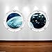 Produktbild Deep Space Raumschiff Bullauge Full Farbe Wandtattoo Aufkleber Transfer Wandbild 1 WSD62