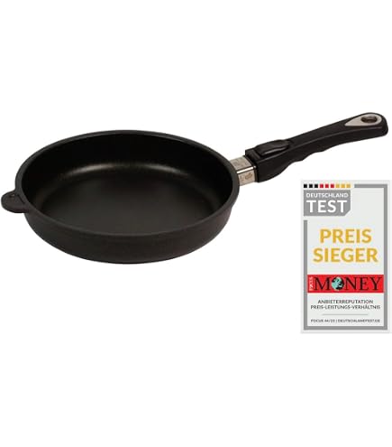 Padella Per Arrosti Lotan Diametro 26 Cm, Altezza 7 Cm | Manico Rimovibile, Antiaderente | Per Forno Fino A 240°C, Non Adatta Induzione