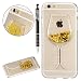 Produktbild iPhone 6 Hülle, iPhone 6S Hülle, SainCat Kreativ Weinglas Design 3D Transparent Soft Silikon Hülle Case Dynamisch Treibsand Liquid Fließen Flüssig Schwimmend Golden Stars Tasche Handyhülle Glitter Glitzer Sparkle TPU Bumper Crystal Clear Rückseite Handytasche Rückseite Hülle Schale Etui Tasche Case Cover Beschützer Haut Schale für Apple iPhone 6 / 6S 4,7 Zoll