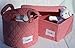 Minene Uk Ltd Small Storage Basket with Gingham (Red)