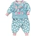 Lullaby Baby Girls I Love Mummy & Daddy Long Sleeve Pyjamas - Pale Blue - 0/3 Months