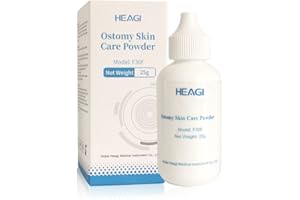 Heagimed Stoma Powder, Non Stimulation Ostomy Skin Care Powder, Stomahesive Protective Powder for Stoma Caring(25g)