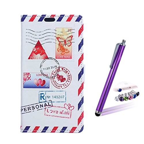 Preisvergleich Produktbild LOOKAY Für BlackBerry DTEK50 / BlackBerry Neon, Magnetisch Schaltfläche Ledertasche Schutzhülle Etui Hülle mit Standfunktion Cover Tasche Case Handyhülle Kartenfächer Kreditkarte Taschen Schalen Handy Tasche Flip Wallet Stil Lederhülle(11)