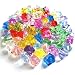 Produktbild Amaoma Acrylsteine Kristall Dekosteine Glitzersteine Acryl Edelsteine Deko Steine Brillianten Strasssteine Bunt Transparent Kristall für Hochzeit Tisch Vasen Deko Kindergeburtstag 18x25mm 120 Stück