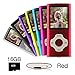 Produktbild Ueleknight MP3/MP4-Player mit einer 16G Micro SD-Karte, Portable Digital Music Player auch als Sprachaufzeichnung / FM-Radio / Video / E-Book-Reader, 1,8 Zoll LCD-Bildschirm Economic MP3 Player-rot