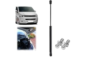 WMLBK Bonnet Gas Strut Replacement with 2 Ball Pins, Gas Spring Bonnet Lift Support for VW T5/T5.1 Transporter & Caravelle 2003-2015, 7E0823359, Black