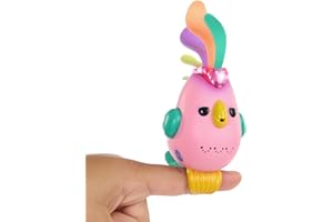 Fingerlings Sweet Tweets Interactive Bird: Debbie, Record & Play Secret Messages, 40+ Sounds & Reactions, Pink