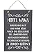 Produktbild Bada Bing Wandbild Schiefer Schild Schriftzug Spruch HOTEL MAMA Wand Deko Muttertag 60
