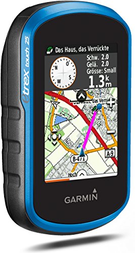 Garmin Etrex Touch 25T-Navigador GPS, Multicolor, Negro/Azul