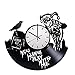 Produktbild Life is life Moderne Vinyl-Wanduhr mit Harley Quinn-Figur Design - Einzigartige Heimwand-Dekoration - originelle Geschenkidee für Männer und Frauen - Exklusive Comic-Superhelden-Fan-Art