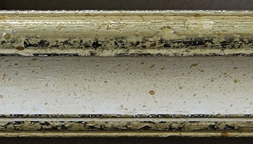 Spiegel Wandspiegel Badspiegel – Genua Weiß Silber 4,3 – handgefertigt – 200 Größen zur Auswahl – Antik, Barock – 30 x 50 cm AM - 2