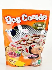 Rena| Dog Treats| Pet Favorite Flavors Available with Single Pack(Dog Cookie Liver, 500 gm) | Suitable for All Breeds of Dogs and Best Treat to Train Your pet Easily
