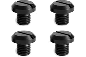 CARRFAN Goolsky 4 Pezzi di Ricambio per Viti in Alluminio per Motociclo CNC M10 x 1,25 specchi Fori per Yamaha FZ-07 MT-07 Suzuki