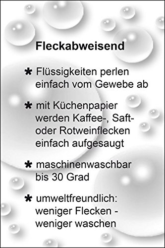 Lila Traum – Markenqualität – Hochwertiger Kissenbezug lila „Blüten Meer“ – 40 x 40 – Kissenhülle Kissen – stilvoll und elegant – mit LOTUS – EFFEKT – FLECKSCHUTZ – Flüssigkeiten perlen einfach ab – im gleichen Design sind Tischläufer und Mitteldecken erhältlich – auch in weiteren Farben erhältlich - 5
