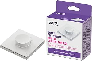 WiZ - Control inteligente Dial Switch - Control portátil, regula intensidad y escenas predefinidas, recargable por USB, control luces WiZ