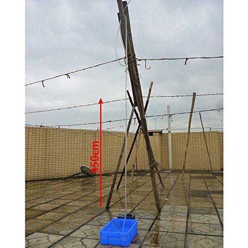 Anself Bürstenlose Wasserpumpe Teichpumpe für Brunnen Aquarium und Modellbau 300L / H Auftrieb 450cm DC12V 9W - 4