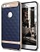 Produktbild Google Pixel Hülle, Caseology [Parallax Serie] Schlanke Hülle mit Textur Doppelter Schutzschicht Sichere Haftung geometrisches Design [Navy Blau - Navy Blue] für Google Pixel (2016)