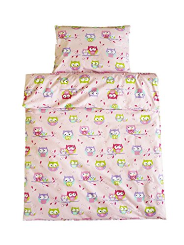 Linden Duvet Set Owls, 100 x 135 + 40 x 60 cm