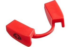 GELFORT Powerlifting - Paradenti per tutti gli sport di allenamento della forza, per fitness e sollevamento pesi (1 pezzo, rosso)