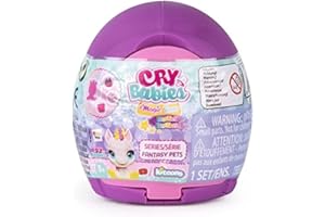 TOYSGIOCATTOLI Cry Babies Magic Pets Tears Fantasy 2° SERIE House i Nuovi Cuccioli in Capsula Serie FANTASY Pet House COLORE VIOLA + 1 OMAGGIO COME DA FOTO