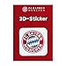 Produktbild 3D Aufkleber Logo rot FC Bayern München + gratis Aufkleber etiqueta engomada / Sticker / autocollant 3D Sticker, Autoaufkleber FCB