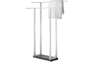 blomus MENOTO Polished Towel Rack, Metal, Silver, Wide