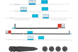 homsyway Nuovo Display LCD Adesivo Striscia Adesivo Sostituzione Nastro Apertura Ruota Maniglia Kit Compatibile per Apple iMac 21.5 pollici A1418 Retiona 2017 2019 2020