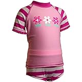 H2O Frilly Flower Sunsafe UPF40+ Girls and Babies Two Piece Top and Shorts Set