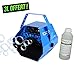 Produktbild Seifenblasenmaschine 25 W blau Ibiza Light ETRIER + Zusatzartikel + 3 Liter Flüssigkeit