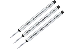 ARTIST UNKNOWN Schmidt Short P8126 wymienny wkład do piór kulkowych bez nasadki - czarny - opakowanie 3 sztuk