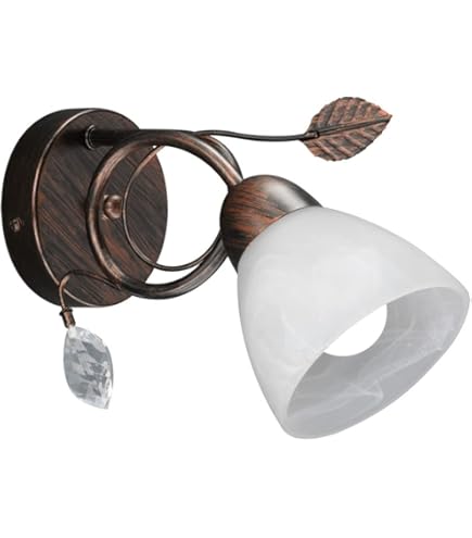 Lucande Wandlamp 'Evory' (marokkaans/oosters) in Messing uit overige metaal o.a. voor woon-/ eetkamer - Florentijnse wandlamp, wandlamp landelijk