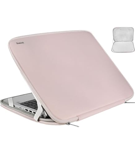 Alapmk Laptop Schutzhülle Aus PU-Leder Für Dell Inspiron 14 Zoll & Vostro 3440 – Schwarz, Schlank Mit Gummibändern