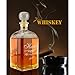 Produktbild Geschenkartikel Whiskykaraffe mit Gravur Emblem Genießer seit Whisky Flasche Deko YD 2-023-6