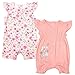 Girls Chainstore Pack of 2 Floral Frill Playsuit Romper sizes from Tiny Baby to 18 Months