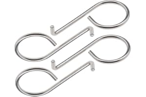 KSOIQPU 4 Pezzi di Estrattore per Tappo per Dadi Ruota,Strumento di Rimozione,Strumento per Cappuccio a Ginocchiera Ruota,Pinze per Tappi per Cerchioni,Gancio per Mortaio,Estrattore per Berretto